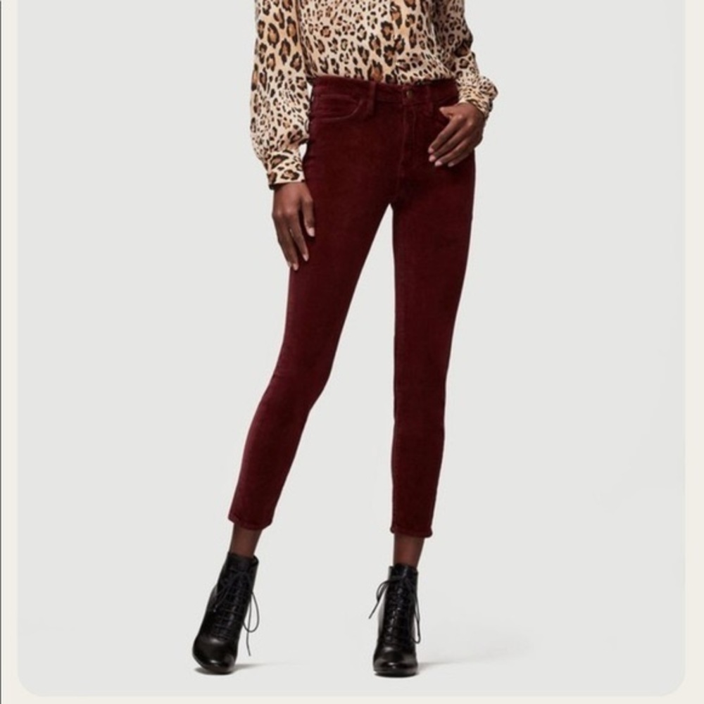 Frame Denim Le Velveteen High Skinny Pinot